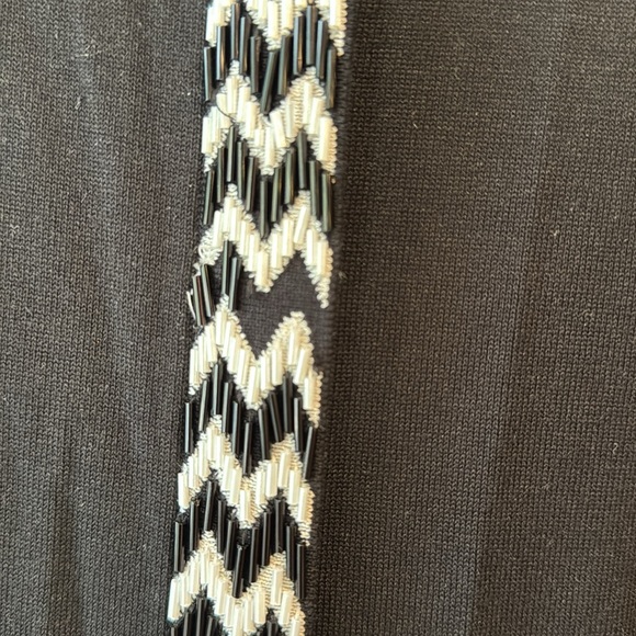 DVF/Diane Von Furstenberg Carmela Black and White Long Cardigan - Picture 6 of 16